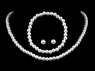 Strung Pearl Necklace 3 Piece Set (Cousin's Concert Attire)-Cousins Concert Attire-SMITH WALBRIDGE BAND PRODUCTS