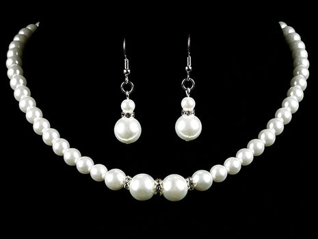 Strung Pearl and Diamond Set (StylePlus)-Styleplus-SMITH WALBRIDGE BAND PRODUCTS