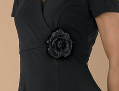 Black Rose Decorative Pin-Cousins Concert Attire-SMITH WALBRIDGE BAND PRODUCTS
