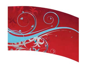 Digital Print Flag #022 Color Guard Flag-Styleplus-SMITH WALBRIDGE BAND PRODUCTS