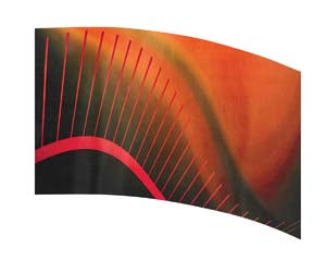 Digital Print Flag #031 Color Guard Flag-Styleplus-SMITH WALBRIDGE BAND PRODUCTS