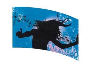 Digital Print Flag #056 Color Guard Flag-Styleplus-SMITH WALBRIDGE BAND PRODUCTS