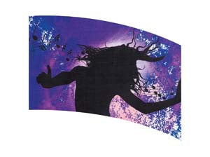 Digital Print Flag #060 Color Guard Flag-Styleplus-SMITH WALBRIDGE BAND PRODUCTS