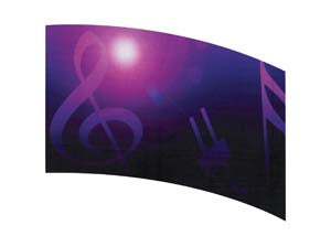 Digital Print Flag #068 Color Guard Flag-Styleplus-SMITH WALBRIDGE BAND PRODUCTS