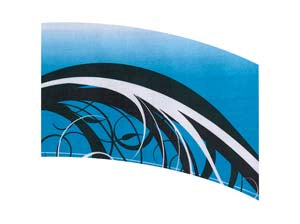 Digital Print Flag #081 Color Guard Flag-Styleplus-SMITH WALBRIDGE BAND PRODUCTS