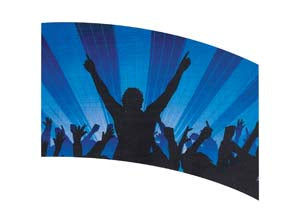 Digital Print Flag #090 Color Guard Flag-Styleplus-SMITH WALBRIDGE BAND PRODUCTS