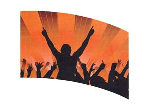 Digital Print Flag #093 Color Guard Flag-Styleplus-SMITH WALBRIDGE BAND PRODUCTS