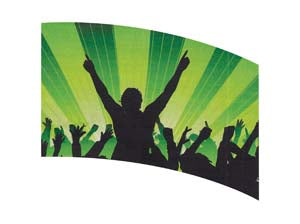 Digital Print Flag #095 Color Guard Flag-Styleplus-SMITH WALBRIDGE BAND PRODUCTS