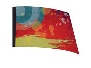Digital Print Flag #101 Color Guard Flag-Styleplus-SMITH WALBRIDGE BAND PRODUCTS