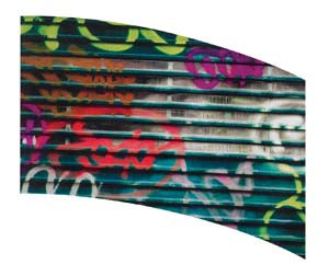 Digital Print Flag #195 Color Guard Flag-Styleplus-SMITH WALBRIDGE BAND PRODUCTS