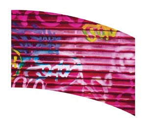 Digital Print Flag #196 Color Guard Flag-Styleplus-SMITH WALBRIDGE BAND PRODUCTS