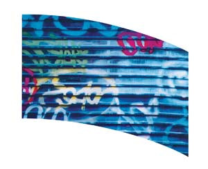 Digital Print Flag #197 Color Guard Flag-Styleplus-SMITH WALBRIDGE BAND PRODUCTS