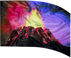 Digital Print Flag #412 Color Guard Flag-Styleplus-SMITH WALBRIDGE BAND PRODUCTS