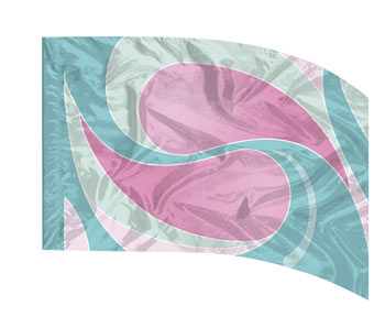 Digital Print Flag #502 Color Guard Flag-Styleplus-SMITH WALBRIDGE BAND PRODUCTS