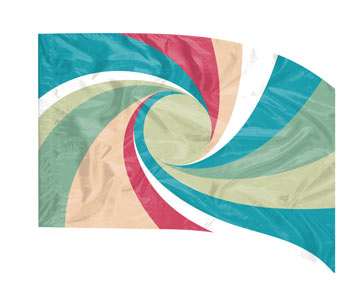 Digital Print Flag #505 Color Guard Flag-Styleplus-SMITH WALBRIDGE BAND PRODUCTS