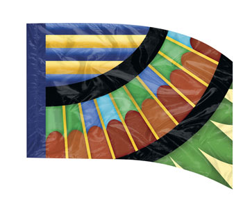Digital Print Flag #507 Color Guard Flag-Styleplus-SMITH WALBRIDGE BAND PRODUCTS