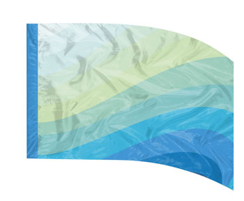 Digital Print Flag #514 Color Guard Flag-Styleplus-SMITH WALBRIDGE BAND PRODUCTS