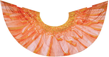 Digital Feather Wings Orange-Styleplus-SMITH WALBRIDGE BAND PRODUCTS