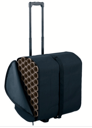 63- Piece Plume Case with cart (20")-Director's Showcase-SMITH WALBRIDGE BAND PRODUCTS