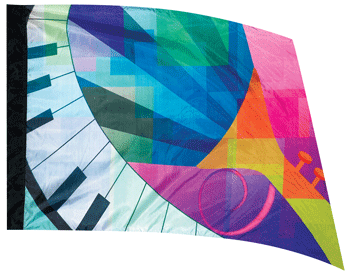Envision F1 Color Guard Flag #302-Styleplus-SMITH WALBRIDGE BAND PRODUCTS