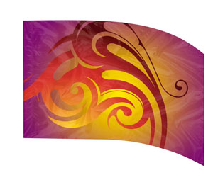 Envision F1 Color Guard Flag #703-Styleplus-SMITH WALBRIDGE BAND PRODUCTS