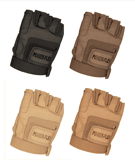 Power Flex Fingerless Gloves by Styleplus-Styleplus-SMITH WALBRIDGE BAND PRODUCTS