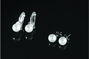 Faux Pearl Earrings-Director's Showcase-SMITH WALBRIDGE BAND PRODUCTS