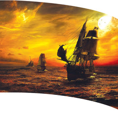 Custom Standard Digital Guard Flag SW147- Pirate theme-Winter Guard Tarps-SMITH WALBRIDGE BAND PRODUCTS