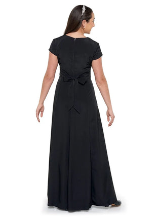 106-Sabrina-Concert-Dress-Black-Cousins-Concert-Attire-back-view