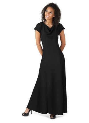 Pippa - Cowl Neck Cap Sleeve Concert Dress - Style 113 - Smith Walbridge Band Products