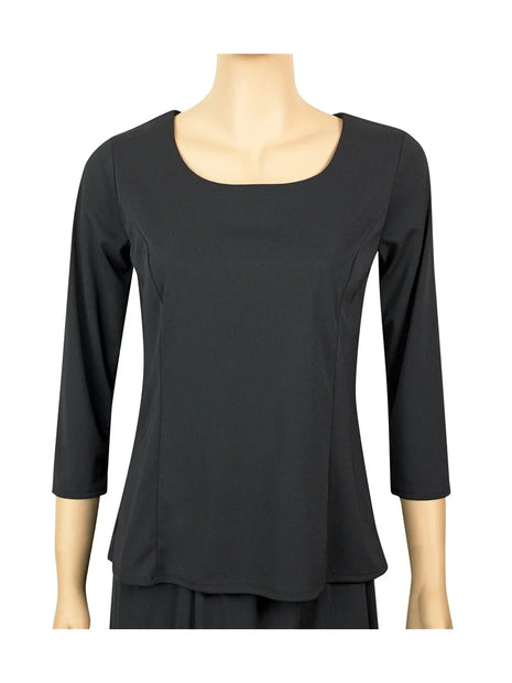 2207-Carrie-scoop-neck-3-4-top-cousins-concert-attire