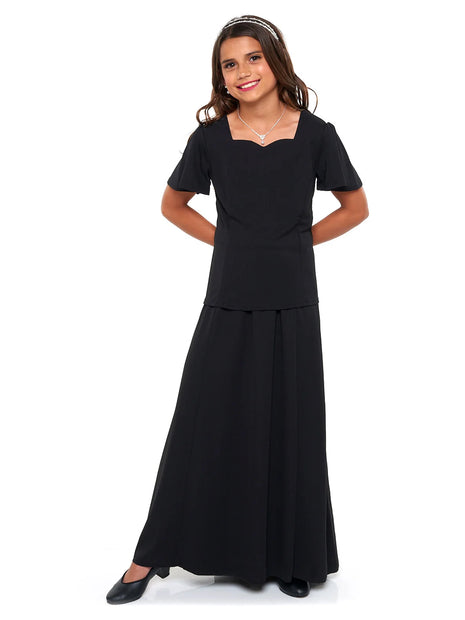 2220Y-Tatiana-Youth-Girls-Floor-Length-Concert-Skirt-Elastic-Waist-Separates-Bottom-Cousins-Concert-Attire