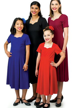 403-Valentina-all-colors-short-sleeve-zipper-ladies-youth-show-choir-swing-dress-cousins-concert-attire