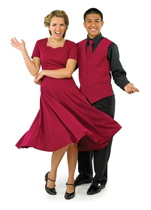 403-Valentina-show-choir-dress-cousins-concert-attire-Red-with-boy-in-vest