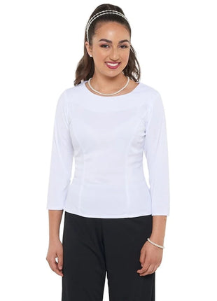 Cousins-demi-concert-top-white-style-2291