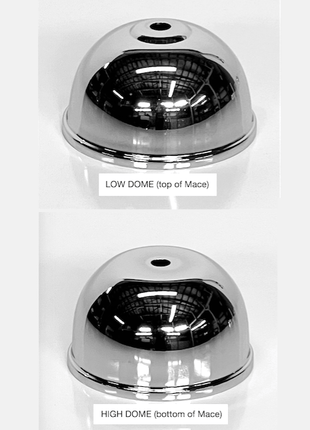 DSI Signal Baton/Mace Chrome Domes-Director's Showcase-SMITH WALBRIDGE BAND PRODUCTS