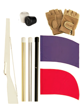 DSI Color Guard Flag and Rifle Bundle-Director's Showcase-SMITH WALBRIDGE BAND PRODUCTS
