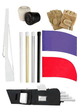 DSI Flag, Flag Pole, Rifle, and Equipment Bag Bundle - SMITH WALBRIDGE BAND PRODUCTS