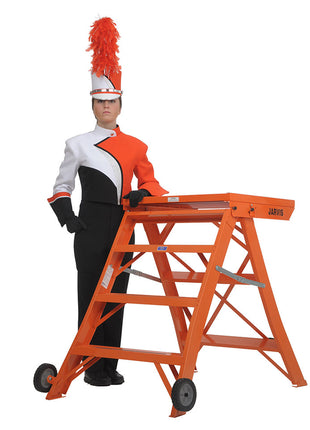 Jarvis-model-7-podium-orange-with-drum-major