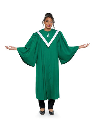 RB111-Angelica-Robe-Green-with-stole-front