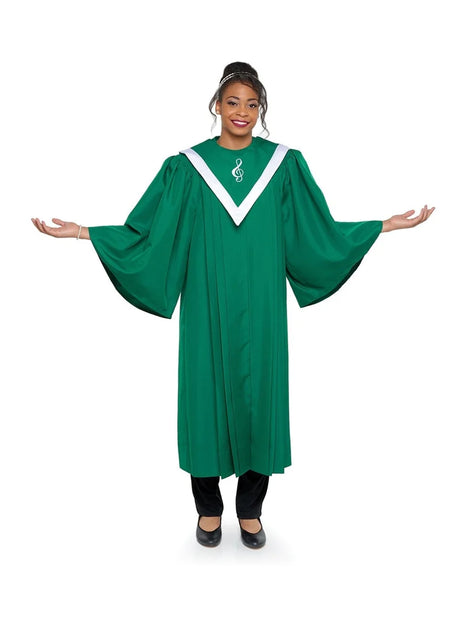 RB111-Angelica-Robe-Green-with-stole-front