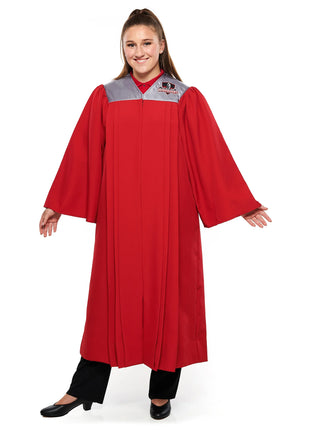 RB112-Raphael-Choir-Robe-Red-and-Silver-Front-Cousins-Concert-Attire