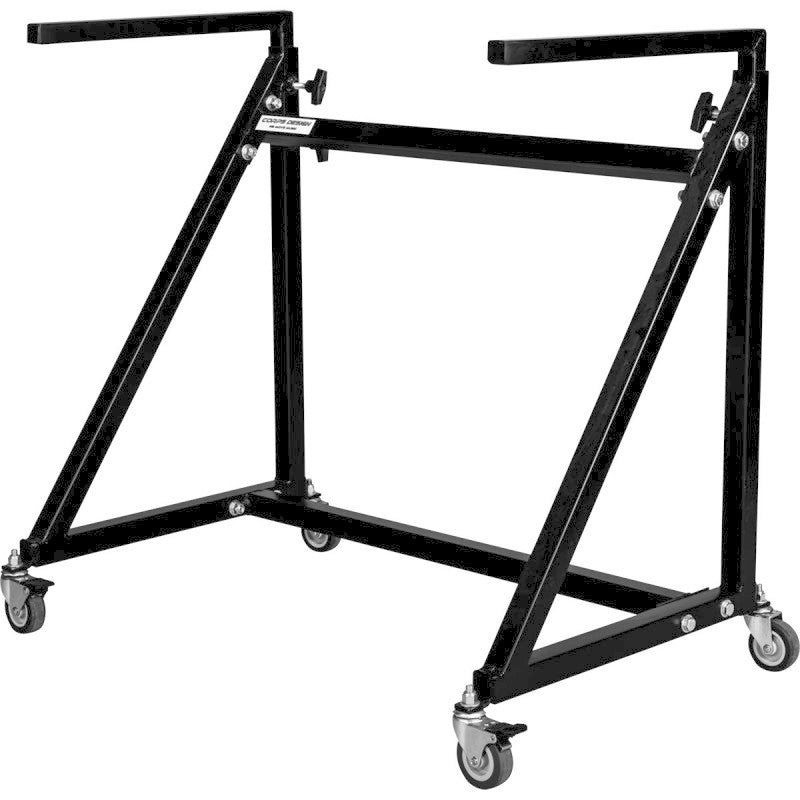Keyboard Adjustable Rack Adjustable Rolling Keyboard Rack with base shelf - by Corps Design
