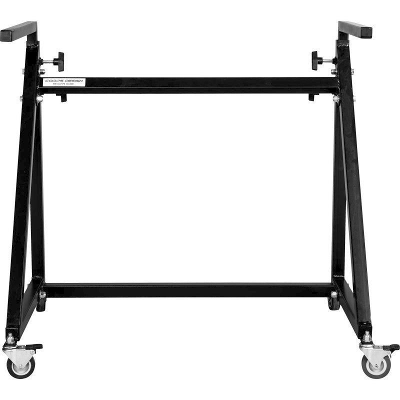 Keyboard Adjustable Rack Adjustable Rolling Keyboard Rack with base shelf - by Corps Design