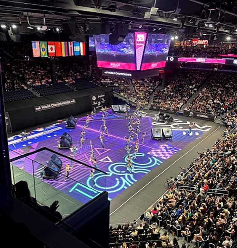 indoor tarp Custom Floor Tarp for Winter Guard, Indoor Percussion, and Field