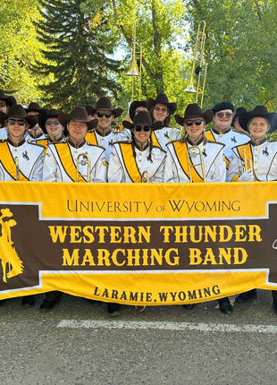 Digital Marching Band Parade Banner - With Banner Pole