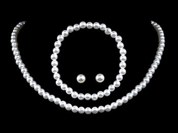 Strung Pearl Necklace 3 Piece Set (Cousin's Concert Attire)-Cousins Concert Attire-SMITH WALBRIDGE BAND PRODUCTS