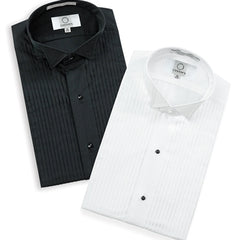 Cousin's Men's Tuxedo Pleated Tuxedo Shirt-Cousins Concert Attire-SMITH WALBRIDGE BAND PRODUCTS