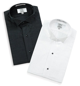 Cousin's Men's Tuxedo Pleated Tuxedo Shirt-Cousins Concert Attire-SMITH WALBRIDGE BAND PRODUCTS