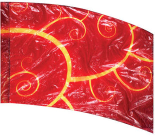 Crystal Glass Digital Color Guard Flag #101-Styleplus-SMITH WALBRIDGE BAND PRODUCTS